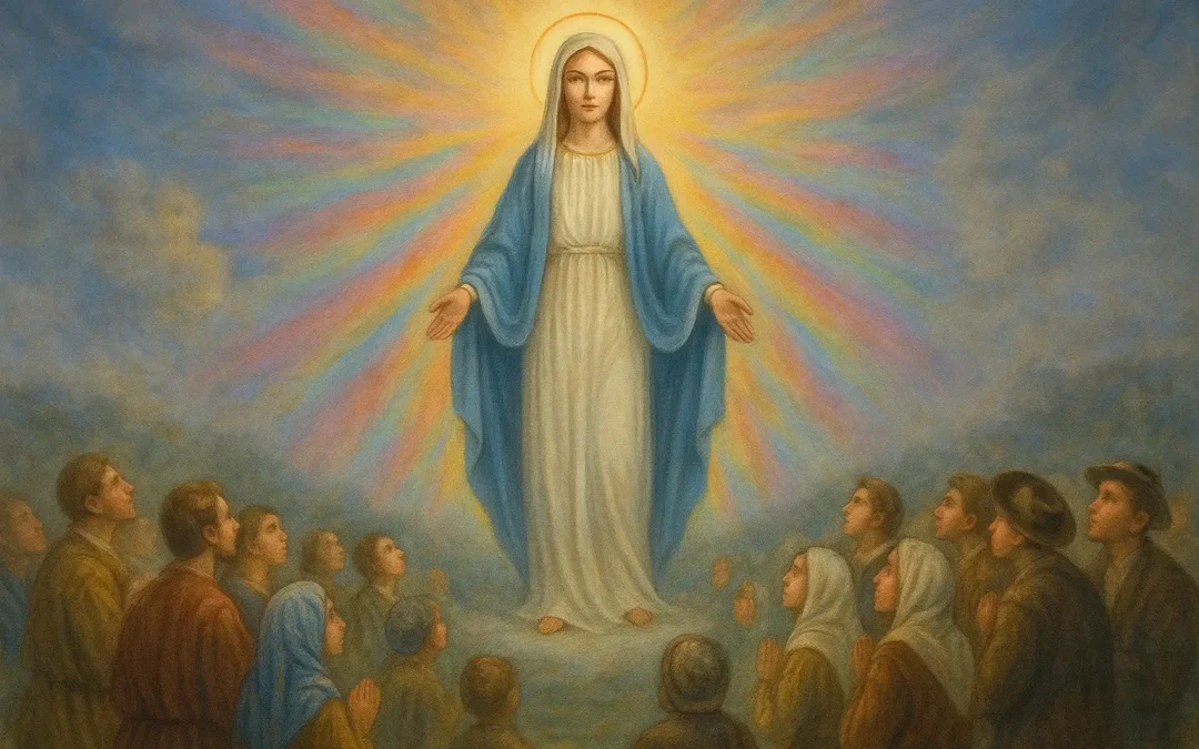 Lady of Fatima apparition in Portugal 1917
