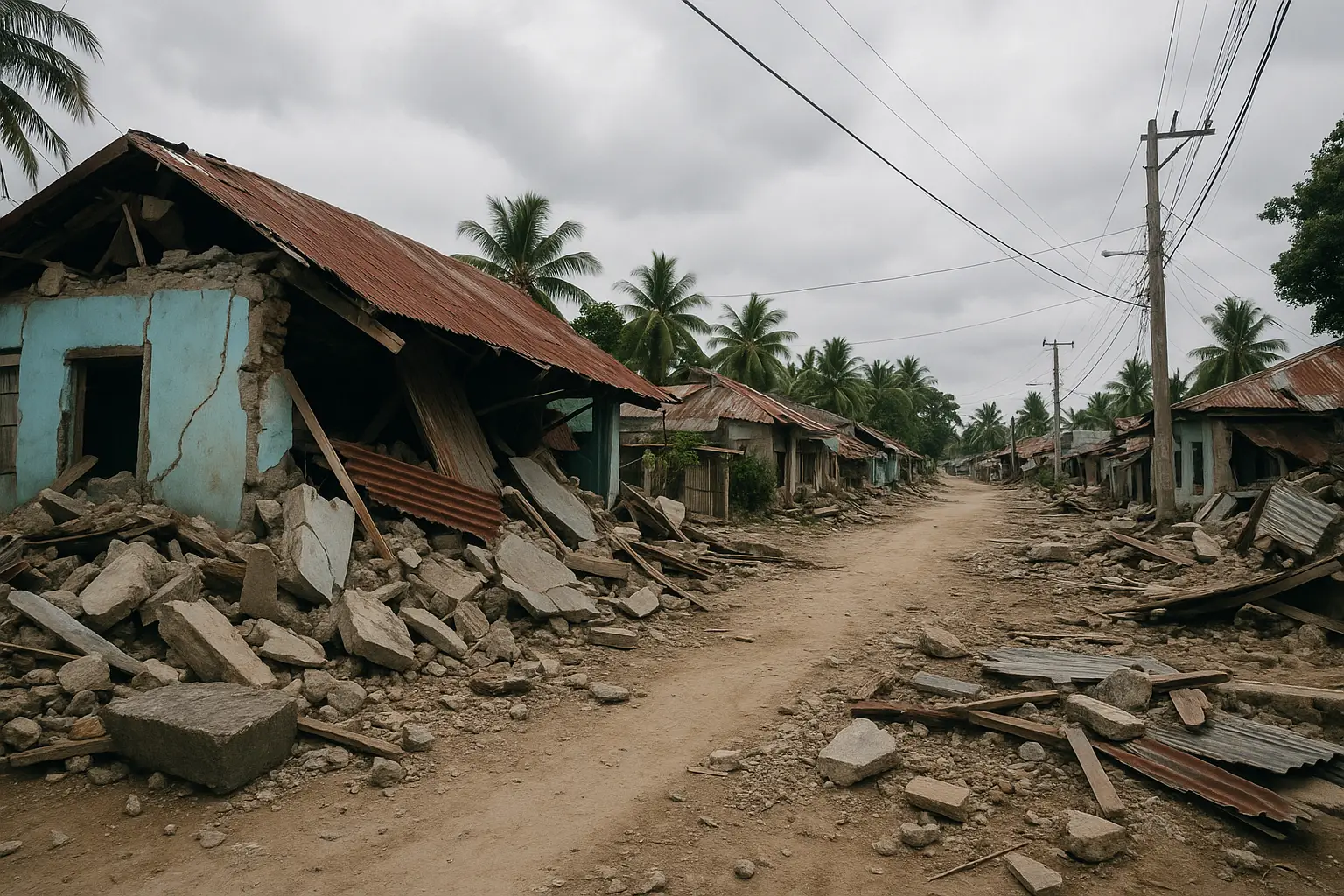 7.4 Earthquake near Santiago Phillipines Oct. 9, 2025