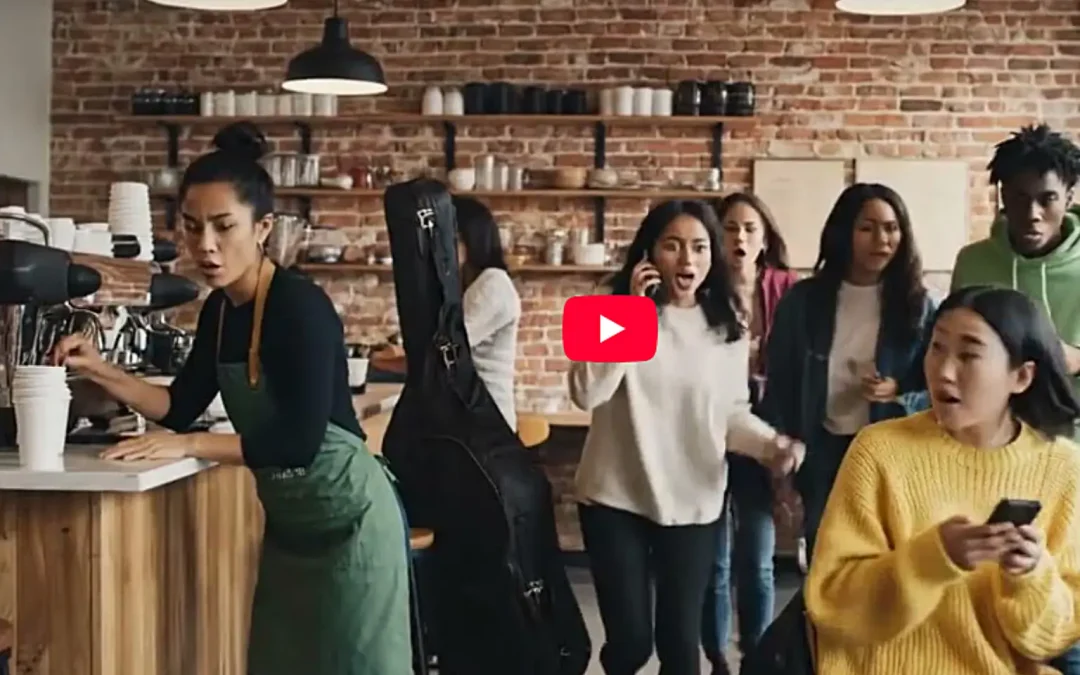 Coffee Shop Rapture Scene